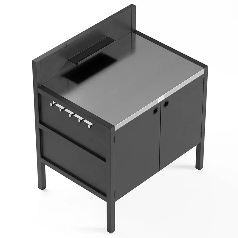 Dviejų durų lauko virtuvės spintelė